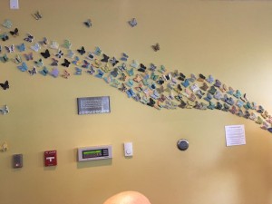 Butterfly installation at the Eisenhower Foundation & Library