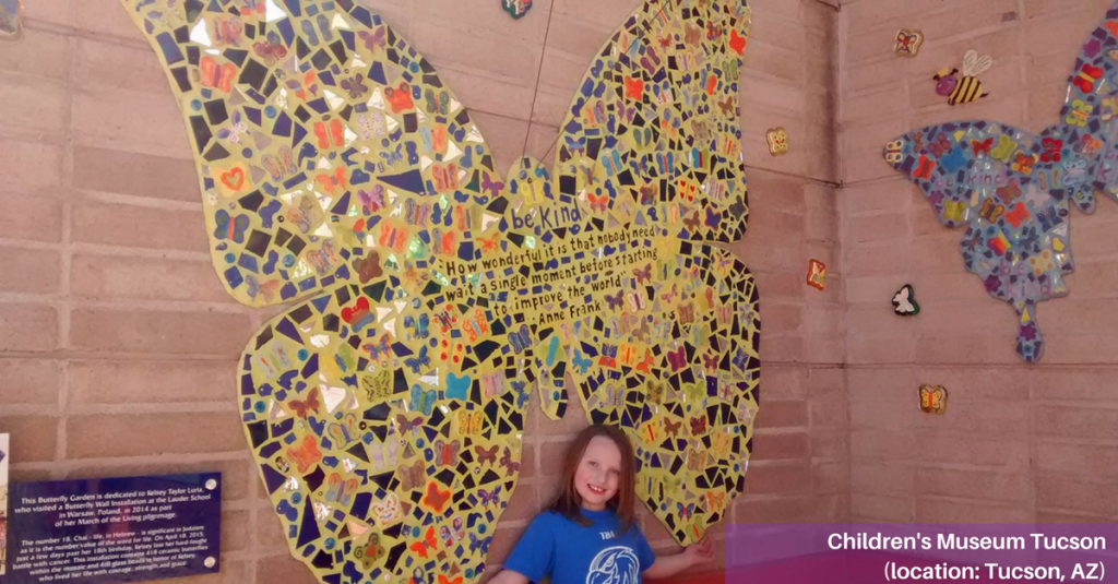 Butterfly Installation at Children's Museum in Tucson, AZ